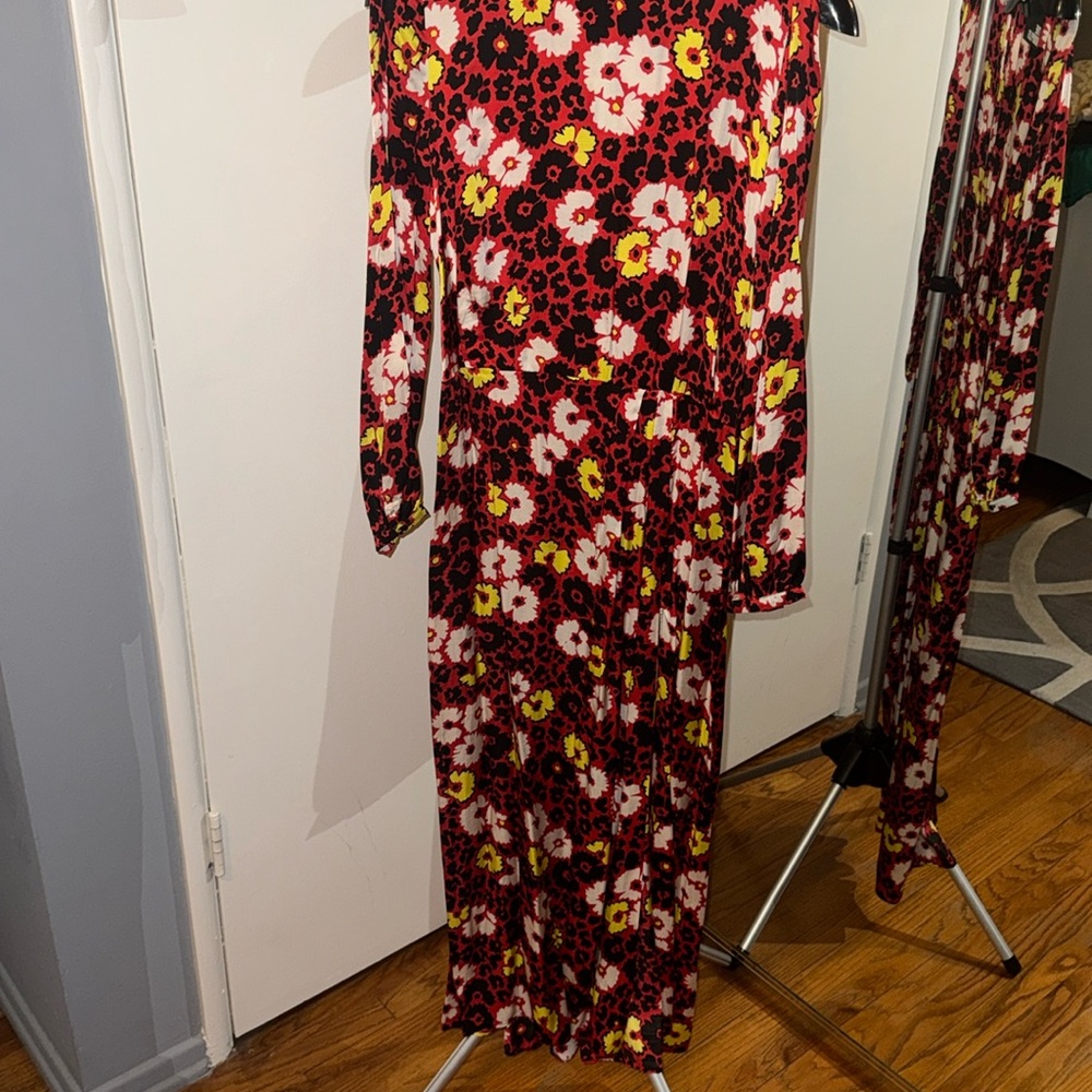 The Kooples Maxi Floral Print Dress